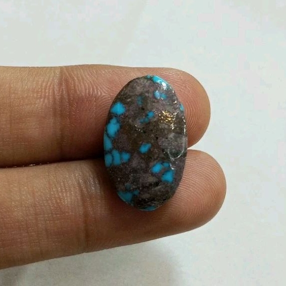 Natural Batu Pirus Persia Biru Toska