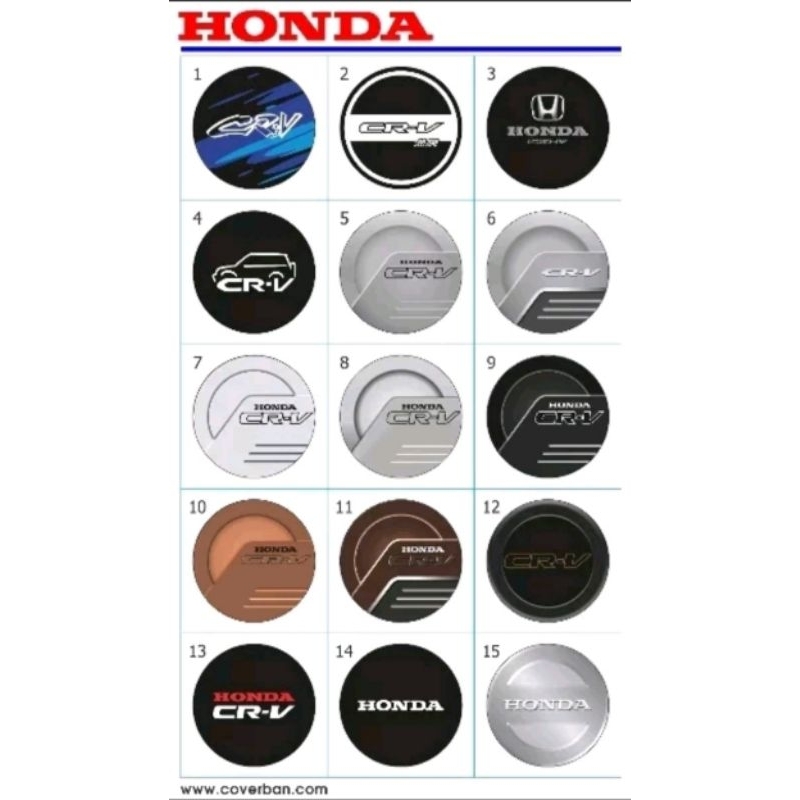 Cover ban mobil Honda CRV sarung ban serep mobil Crv
