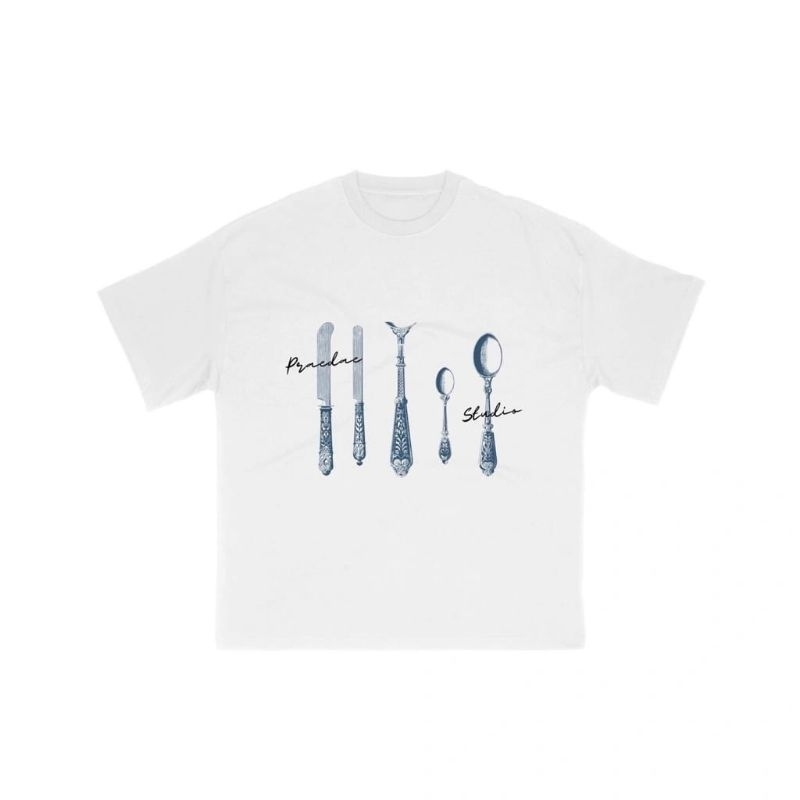 Praedae studio Emerale White Tee