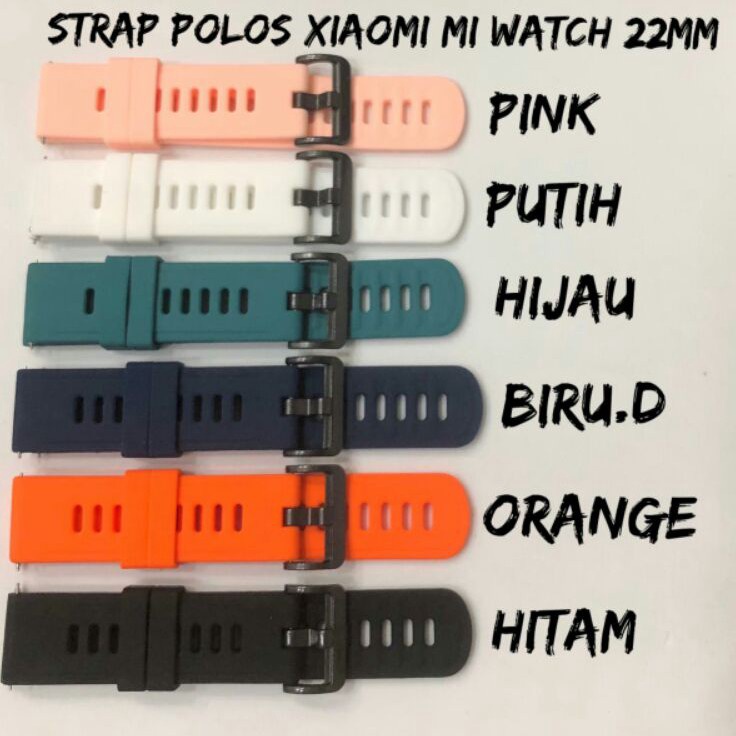 Strap Polos S1 Active Mi Watch 22MM Strap SiliconTali Strap Sport Band Rubber 22MM