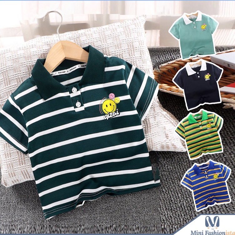 Paling Murah  kaos polo anak laki laki 1 tahun kemeja anak laki laki kaos bayi laki laki 6 12 bulan