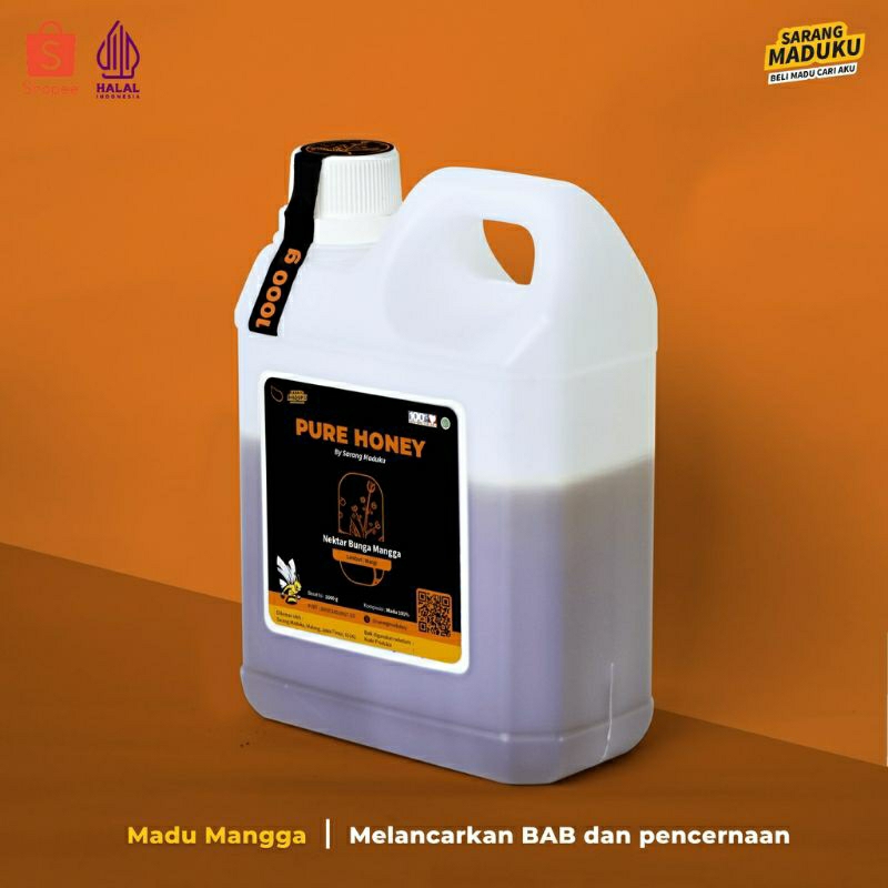 

1000 Gram // MADU MURNI NUSANTARA 100% ORIGINAL // pure honey 1kg