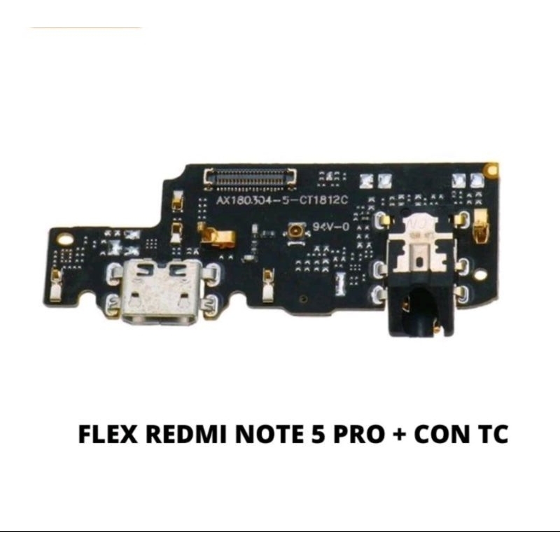 BOARDCAS PAPAN CAS KONEKTOR CAS REDMI NOTE 5/NOTE 5 PRO +IC
