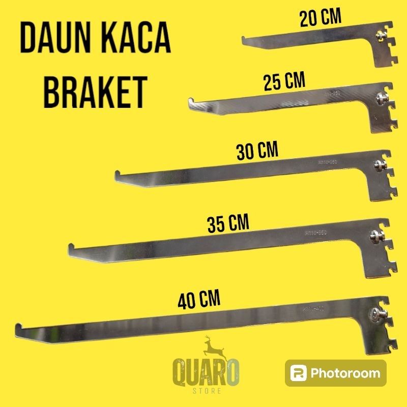DAUN KACA BRACKET/TATAKAN KACA