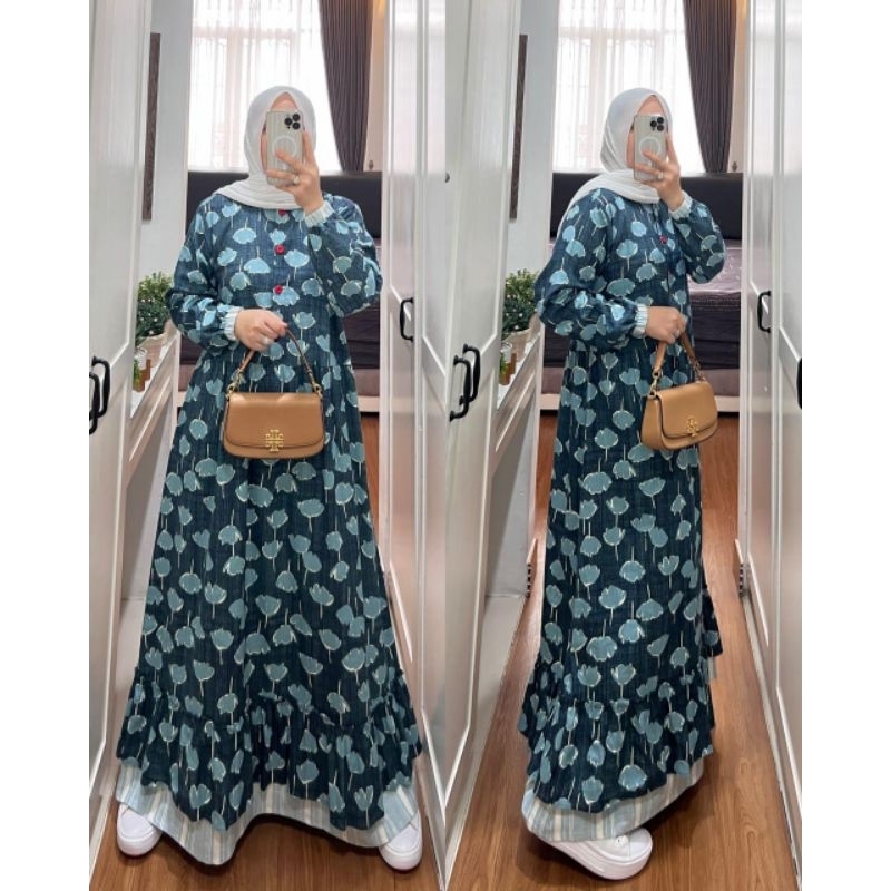 Gamis Semut Kombinasi Warna Lucu Original Semut By Syaina