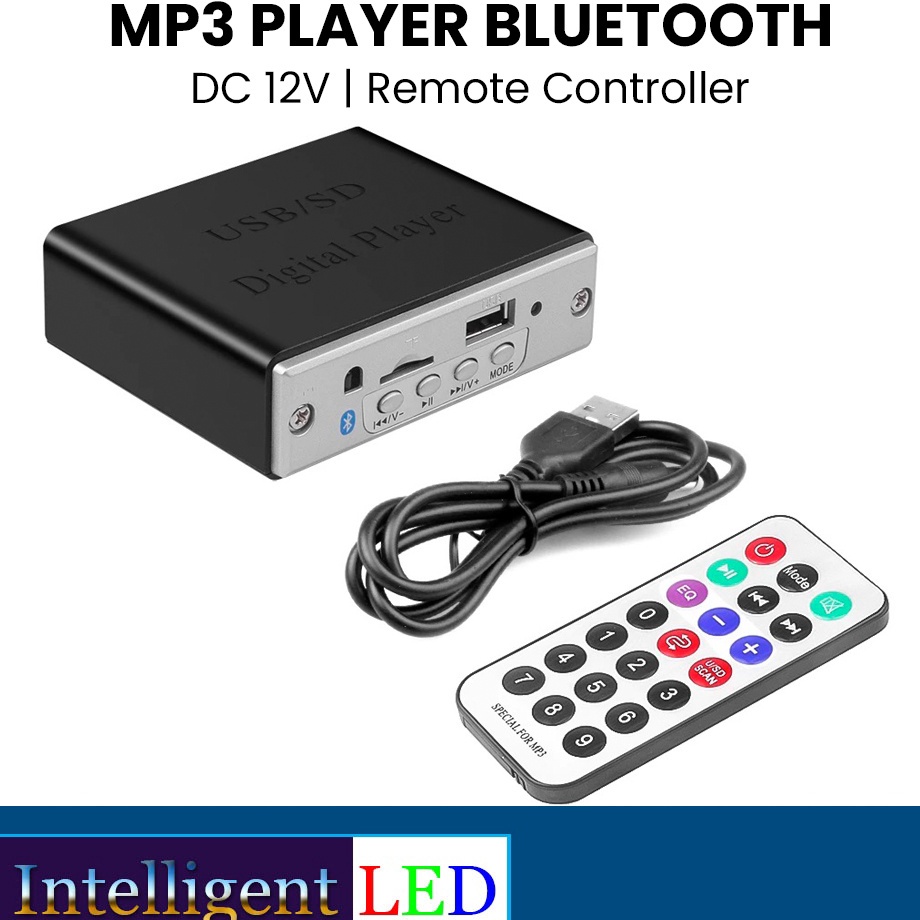 Bluetooth MP3 Music Player Box USB TFT FM Radio Stereo 12V D79BT