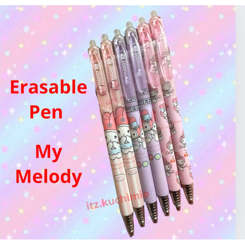 

Pulpen hapus sanrio My Melody pen cetek bisa dihapus erasable pen gel termurah