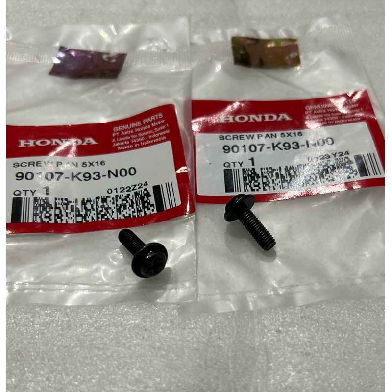 2pcs Baut 5x16 Batok Depan Samping Speedometer Scoopy eSP K2F Ori AHM 90107K93N00