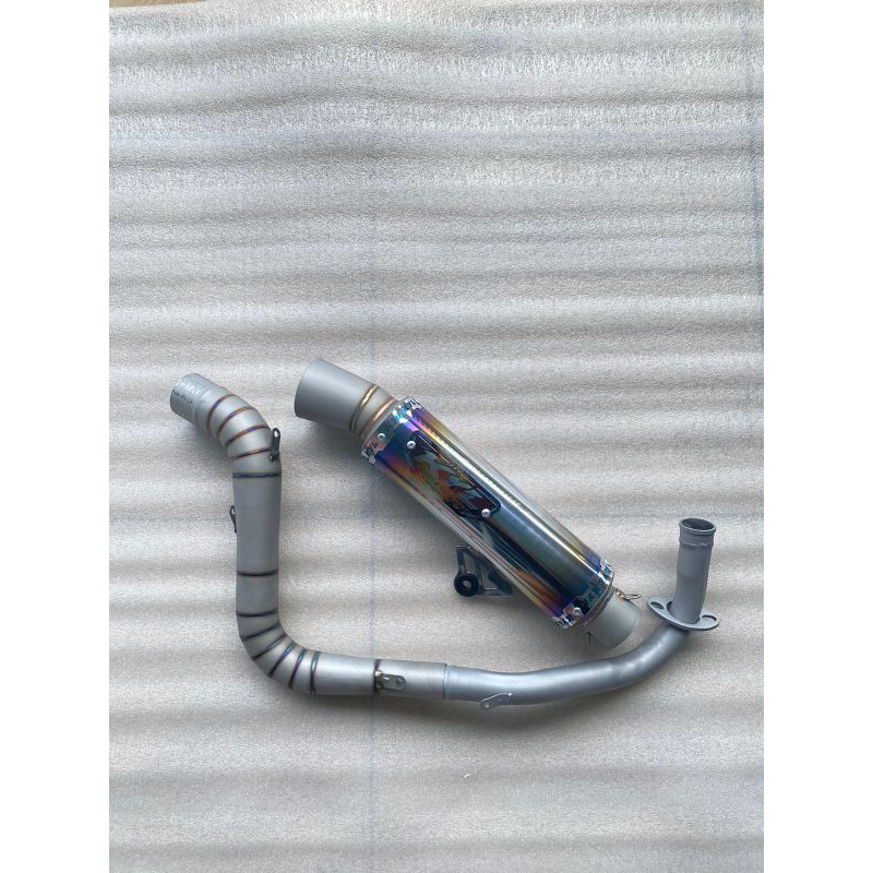 (Free Breket) Knalpot Samlong Copy Titan Sanblas Vario Beat Aerox Mio