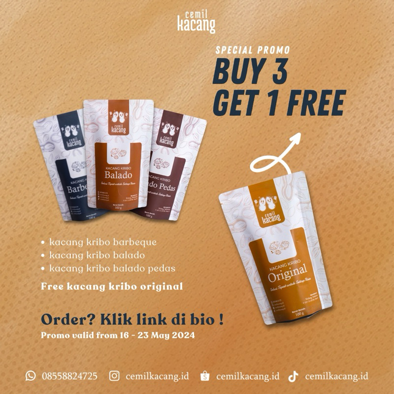 

SPECIAL PROMO!! BUY 3 GET 1 FREE