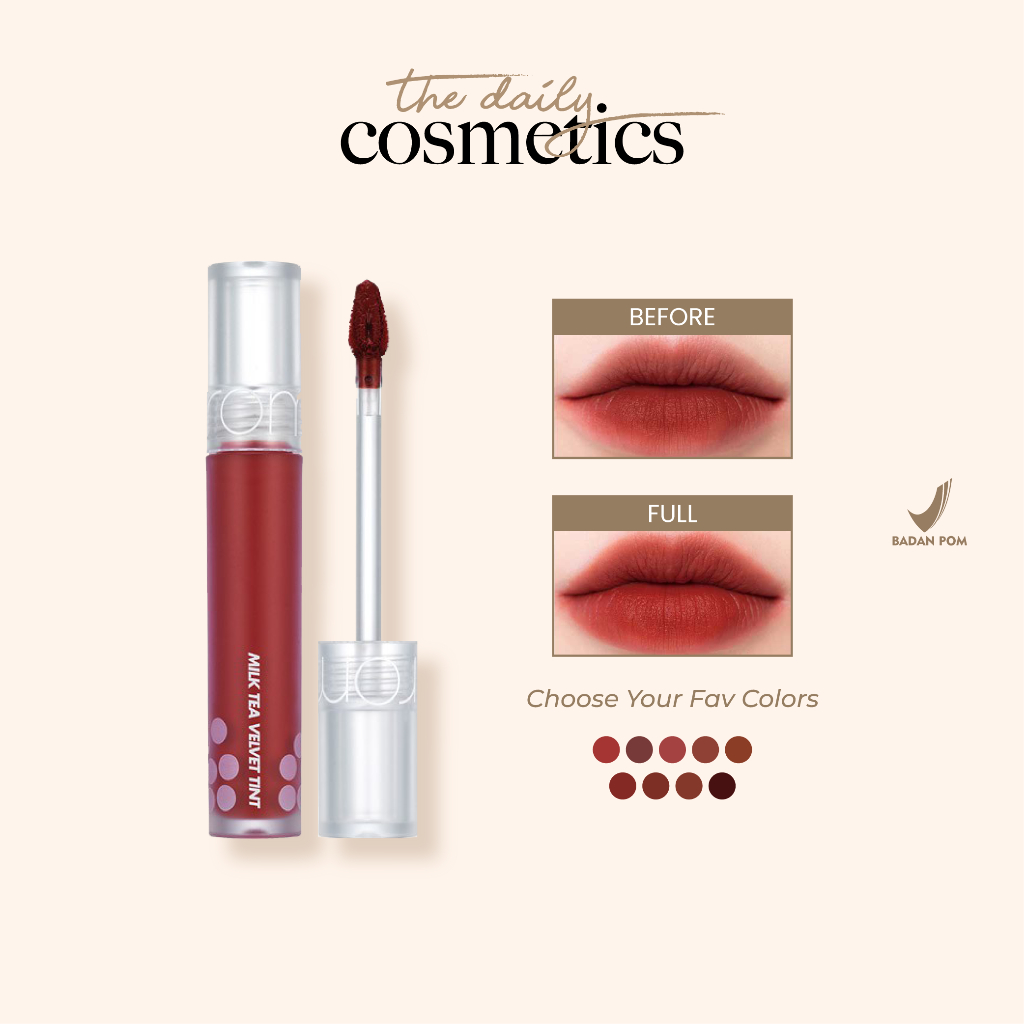 ROMAND Milk Tea Velvet Tint - The Daily Cosmetics