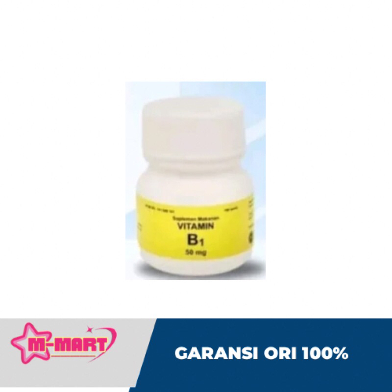 Vitamin B1 thiamin untuk saraf otot stamina imunitas 100 tab