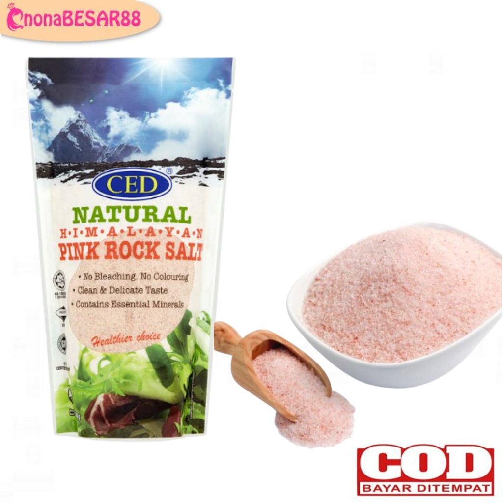 

Ced Himalayan Pink Salt 500gr / Garam Dapur / Garam Pink / Garam Himalaya