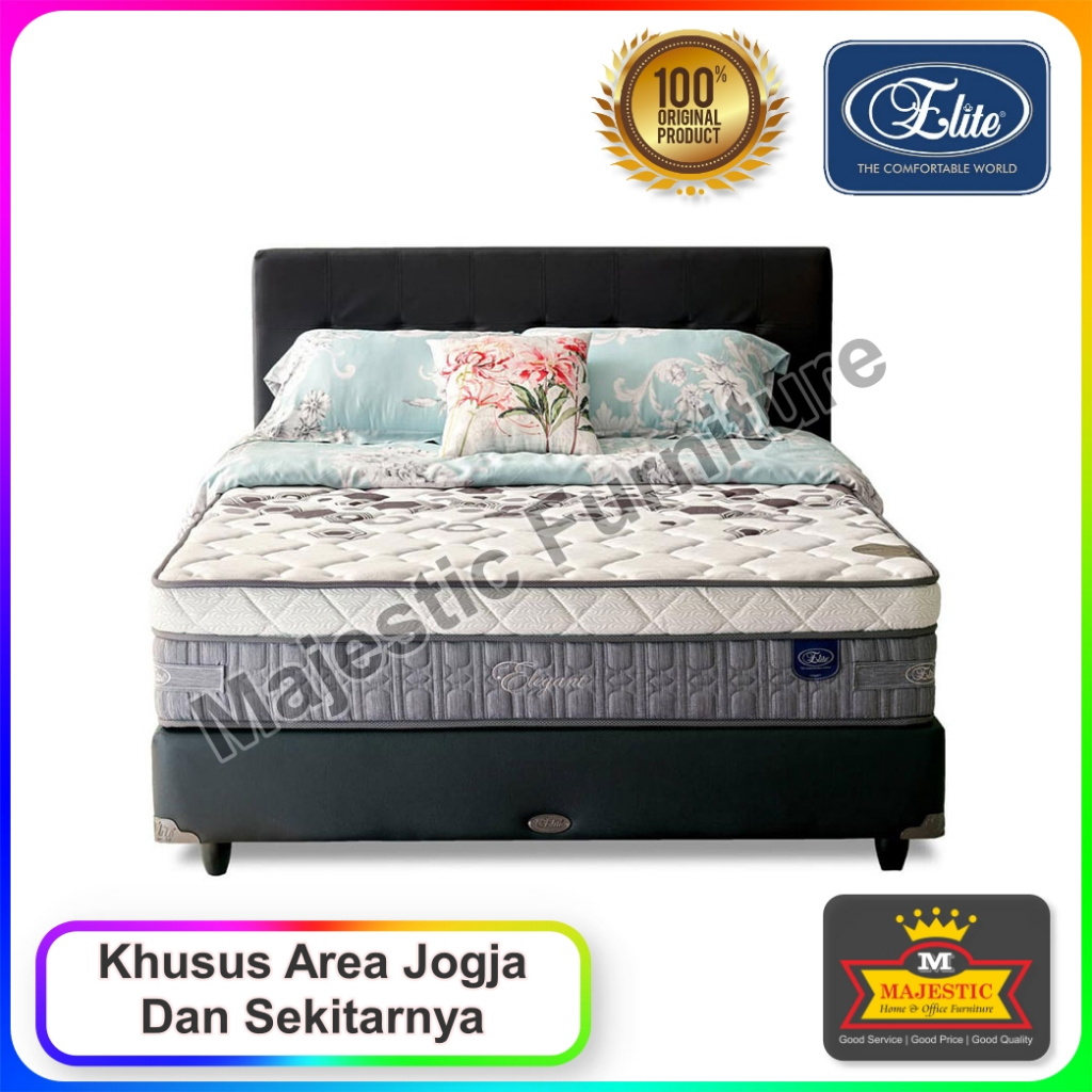 Set Spring Bed - Elite Elegant Clover - 160 x 200