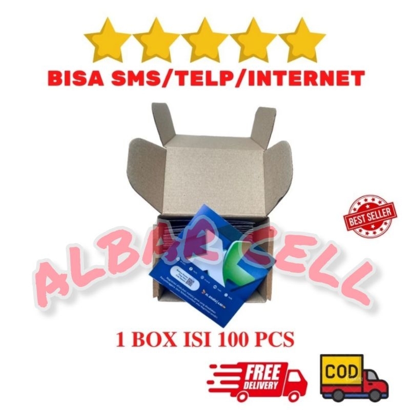 KARTU PERDANA 1 BOX XL ISI 50 PCS exp 2026