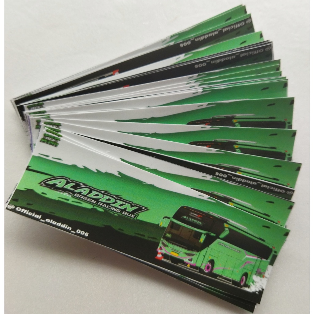 

stiker bis aladin asli dari unit