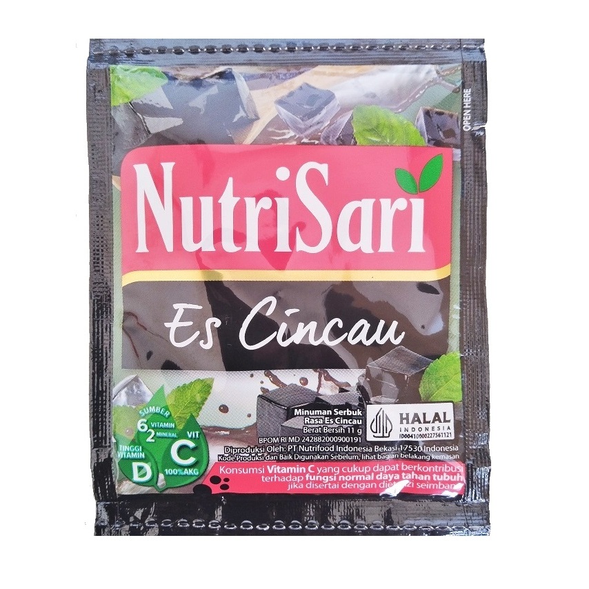 

Nutrisari Es Cincau [13 Gr] / 1 Pc