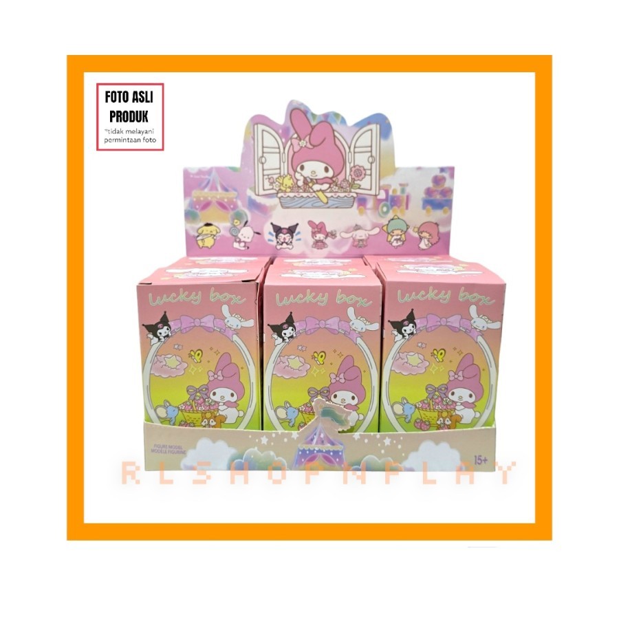 Figure BLIND BOX Lucky Star Sanrio Kuromi My Melody Cinnamonroll Pochacco Little Twin Star