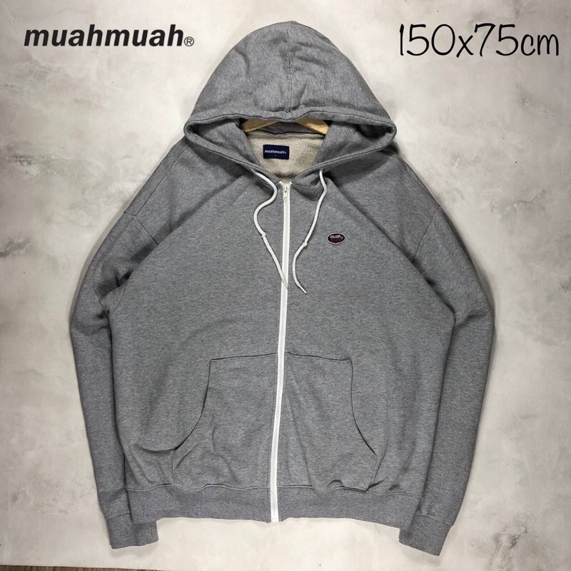 Hoodie Zipper Oversize MuahMuah Second Abu