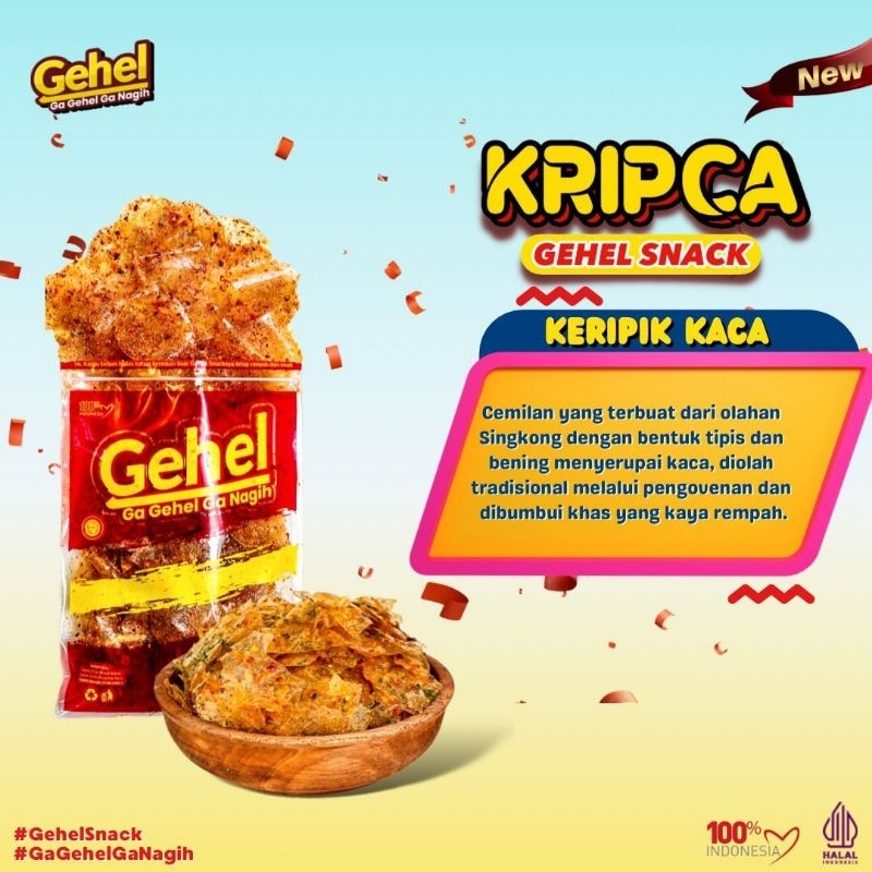 

[TERLARIS] Gehel Kripca 125gr - Makanan Ringan