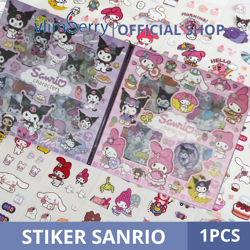 

200 Lembar Sticker Karakter Lucu Sario Bts Blacpink 2D