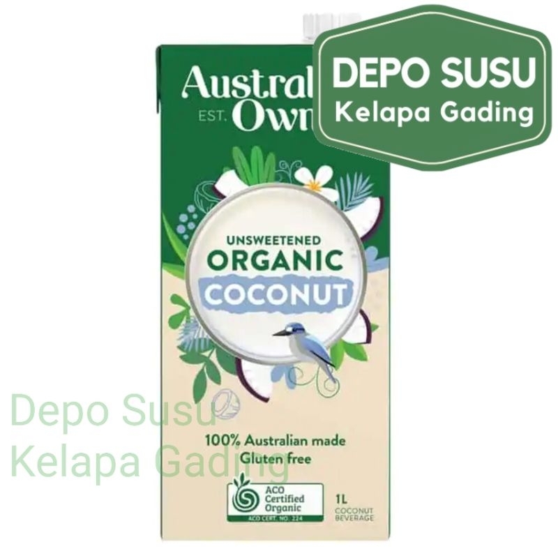 

Australia OWN Coconut Milk Organic Unsweet | Australia's Susu Kelapa