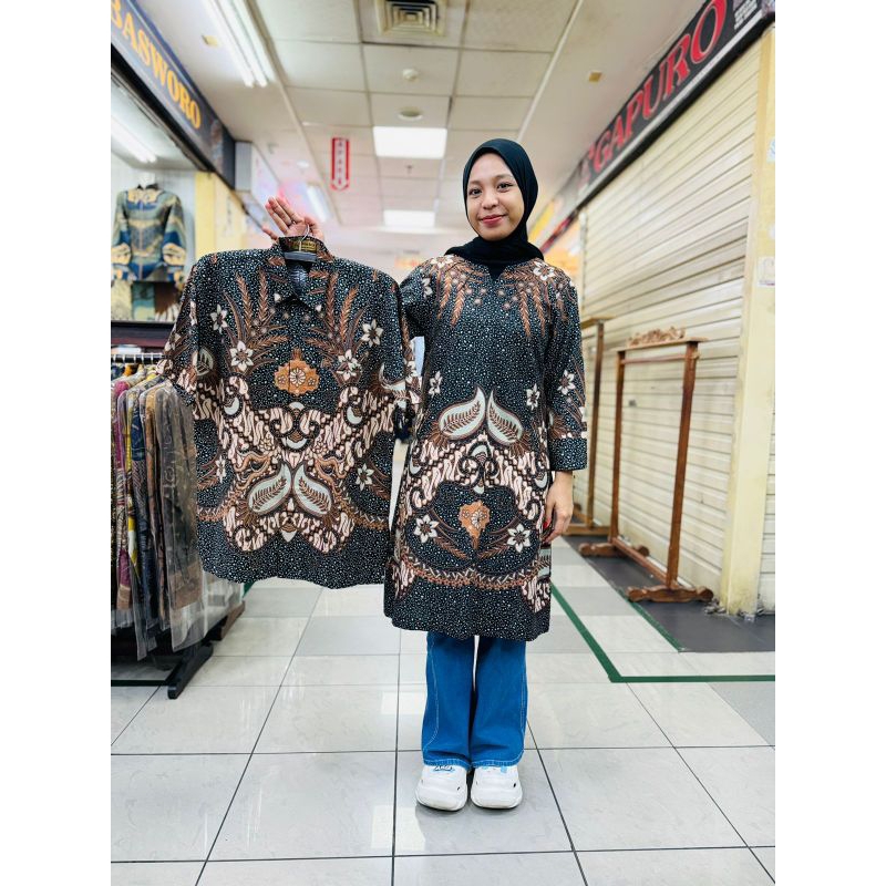 Tunik qistina batik sangkuriang katun