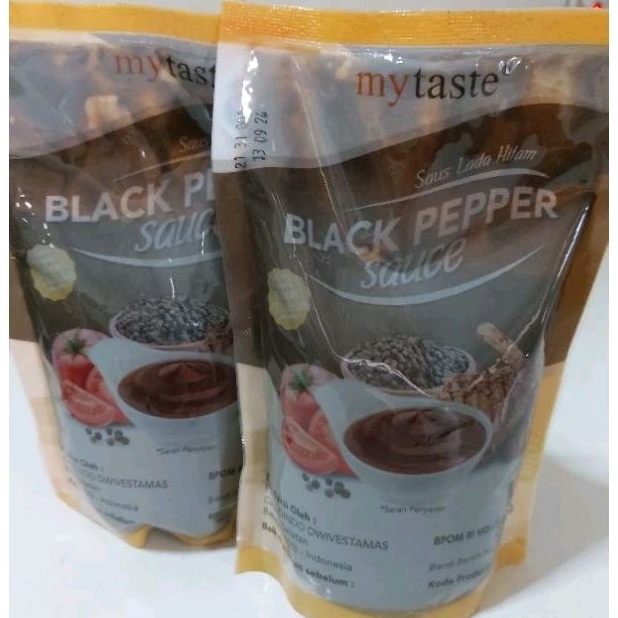 

MY TASTE SAUS BLACKPEPPER 500gr