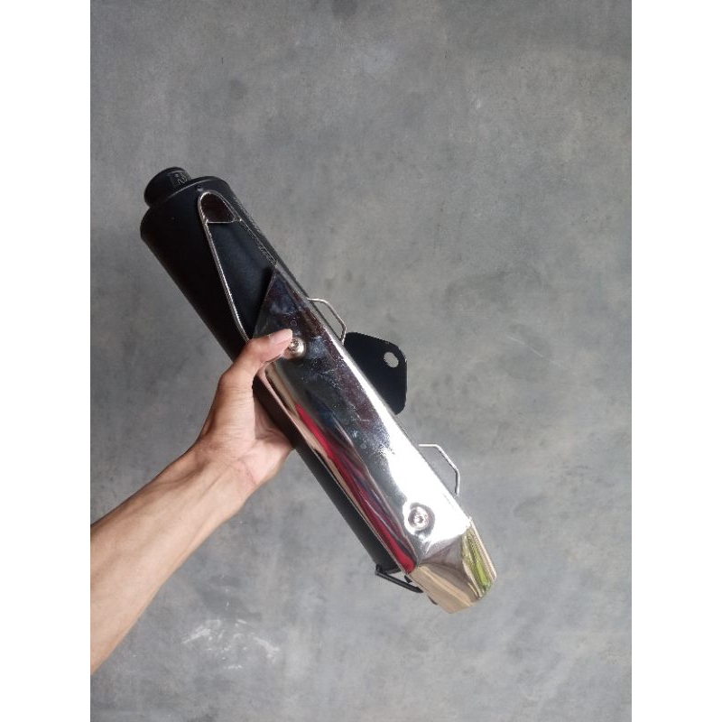 slincer knalpot scorpio z inlet 50 mm bobokan bedelan bedahan suara ngebas powerfull no ngempos untu