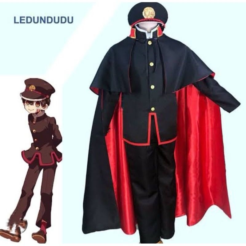 Kostum Cosplay Hanako Kun Anime Jibaku Shonen Hanako Kun Costum Cosplay Anime Toilet Bound Full Set