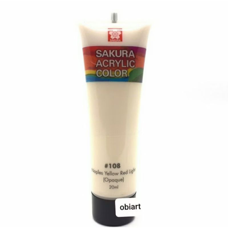 

Sakura Acrylic Color 20 ml Naples Yellow Red Light