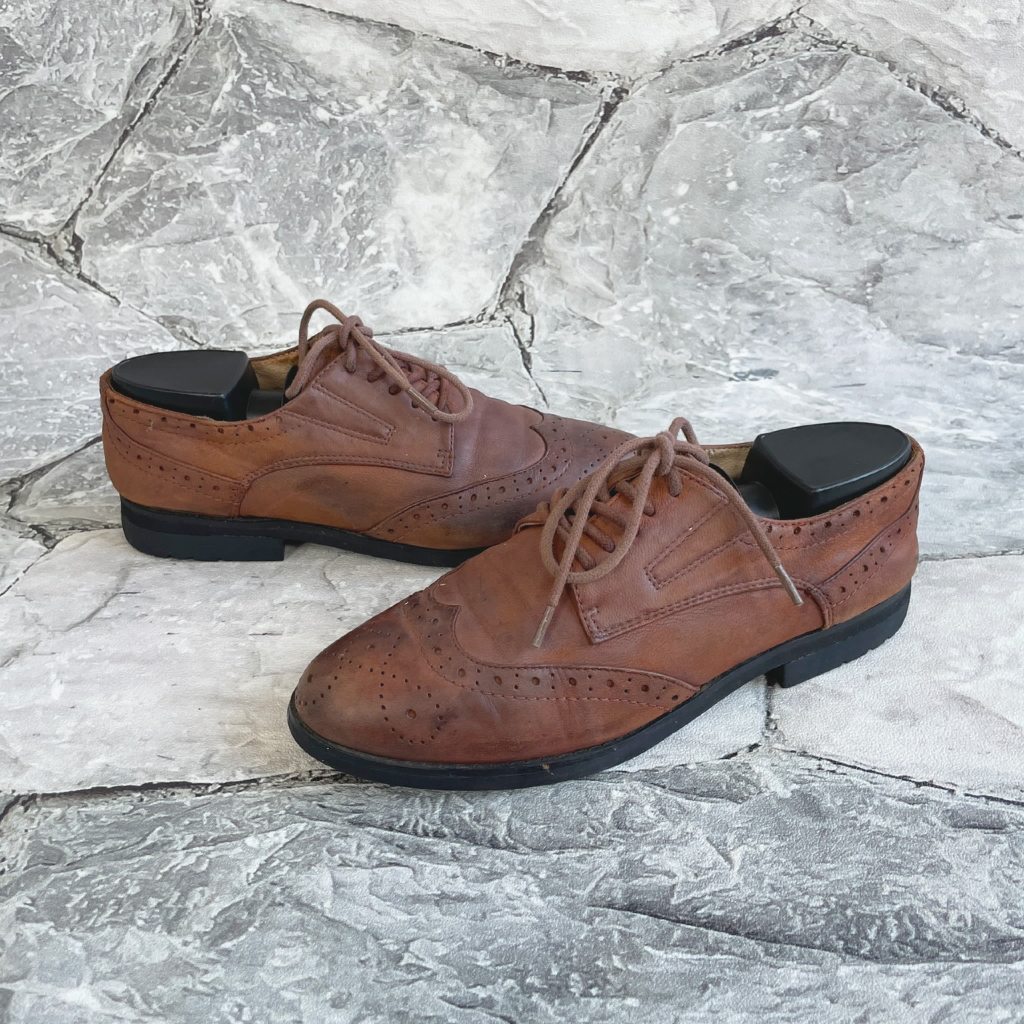 Sepatu Slip On Wanita Safiva Kulit - Original - Size 36 sd 37 - Preloved - Second