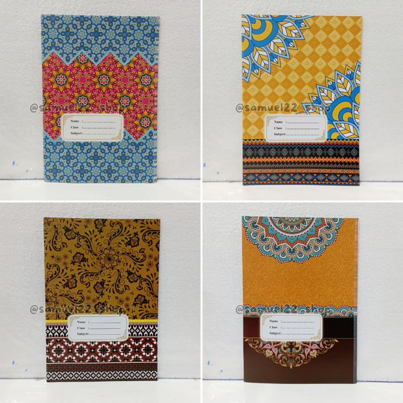 

Sampul buku kertas boxy / big boss L-Vin Collection batik Ornament / Ornamen