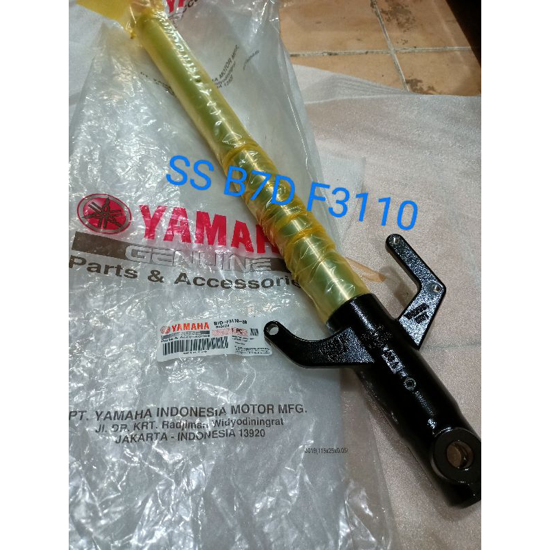 inner tube comp left pipa as shock shok depan kiri mt 155 xsr 155 ori b7d f3110 00