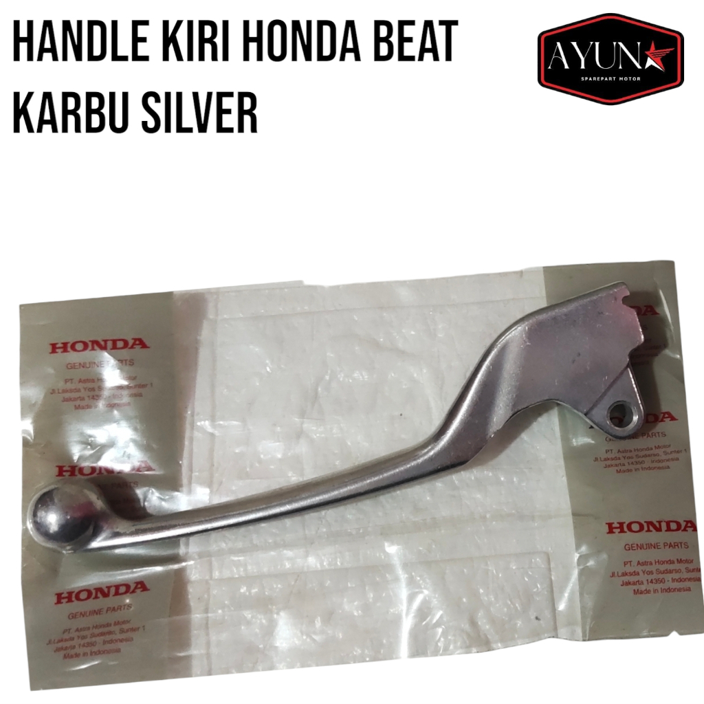 Handle kiri Beat karbu handle rem kiri beat karbu beat fi non cbs silver