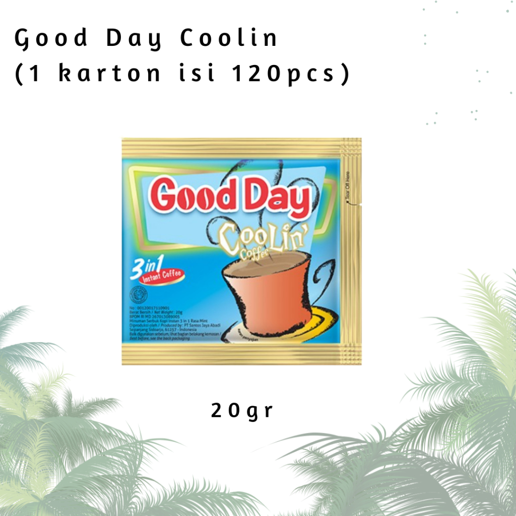 

Kopi Good Day Coolin 20gr ( 1 Karton )