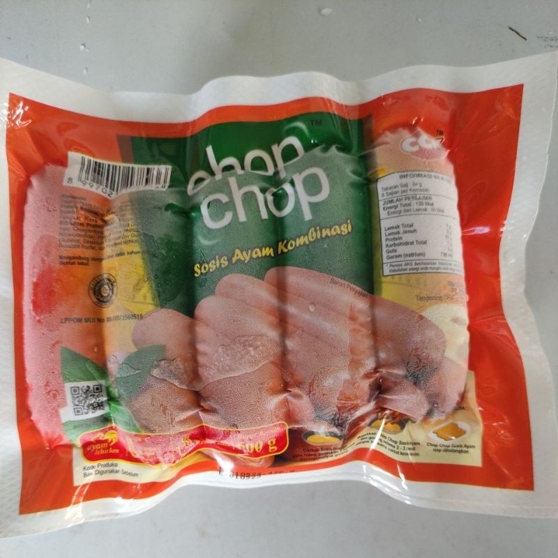 

CHOP CHOP Sosis Ayam Kombinasi 10 Pcs 500g