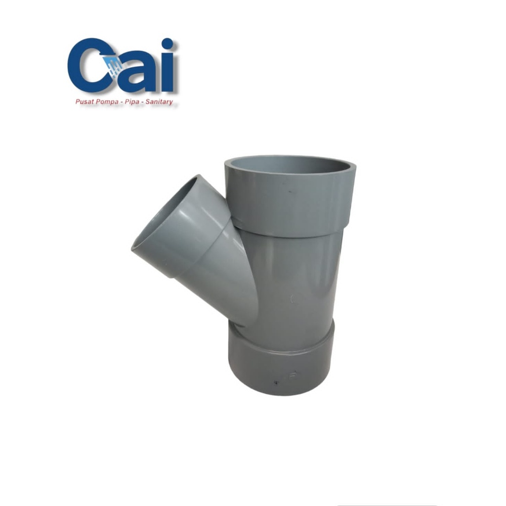 Y Branch - 2 1/2 x 2 Inch D - Sambungan Pipa Pvc