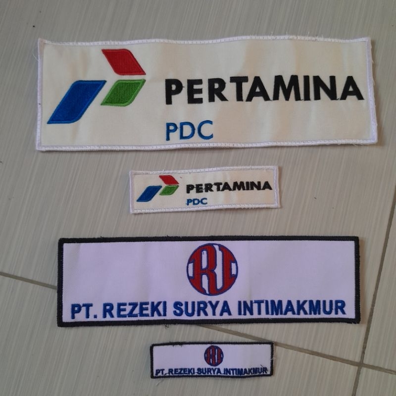 logo bordir pertamina pdc dan rsi