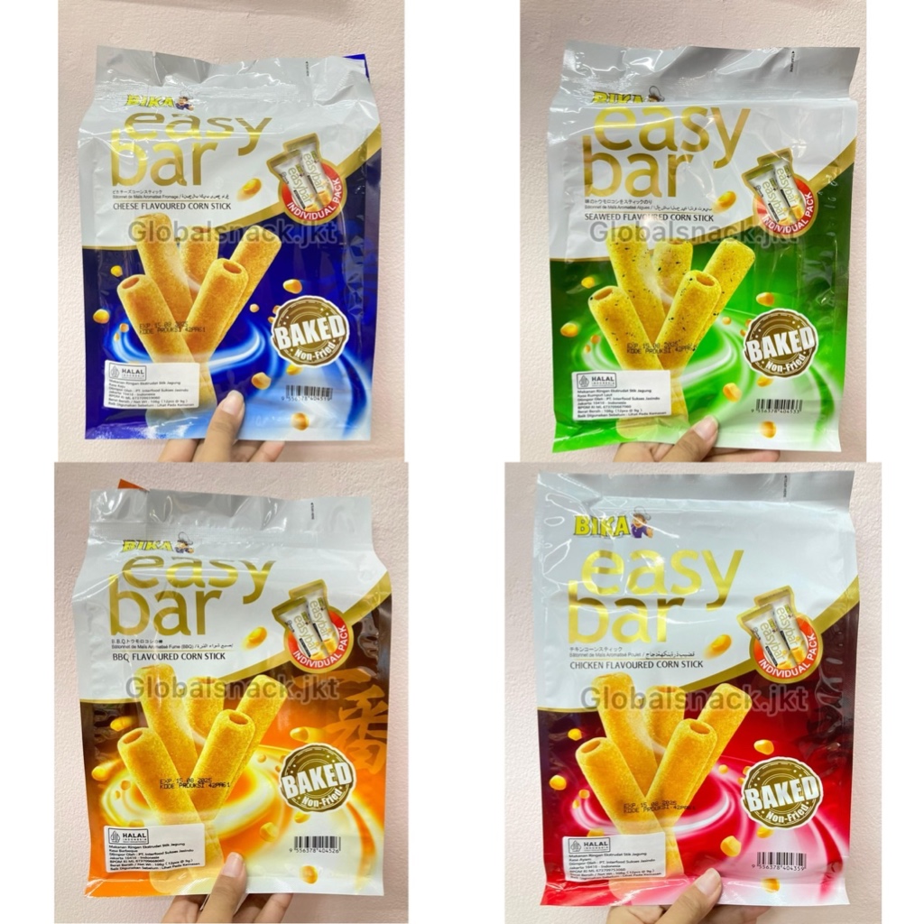 

BIKA EASY BAR CORN STICK SEAWEED / CHICKEN / CHEESE / BBQ