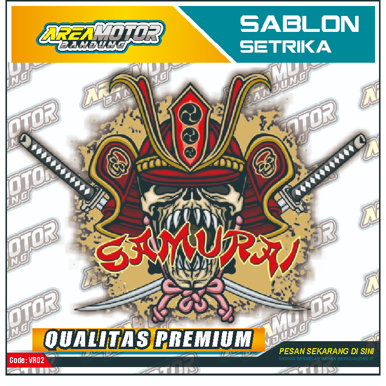 

Print sablon DTF/cetak sablon DTF/sablon setrika siap press 1 sisi KODE B23 Uk A4 / A3