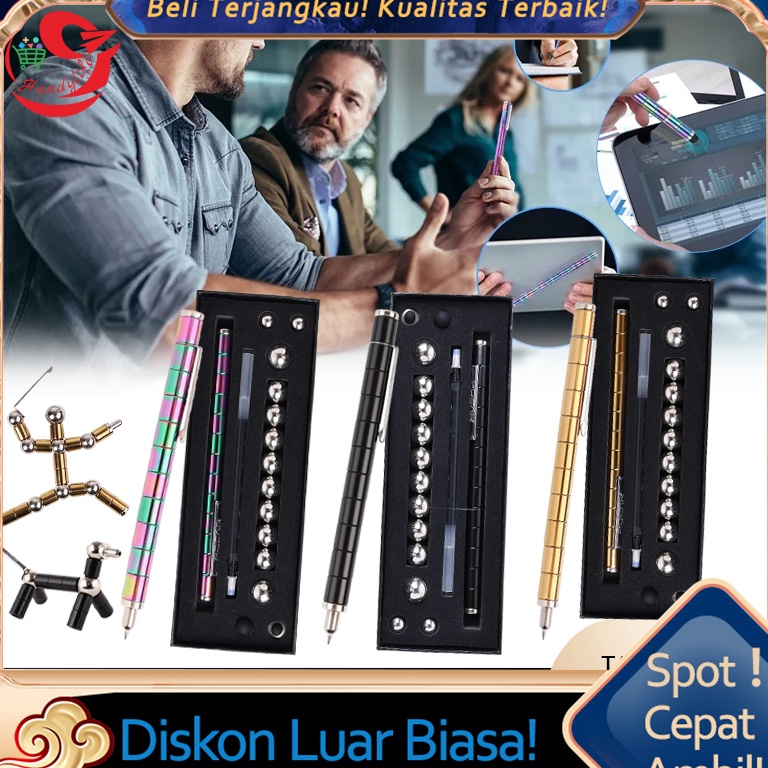 

KODE L8T3 Fidget Pen Jari Magnetik Untuk Pereda Stress Di Kantor Sekolah Produk Baru Untuk De Stress