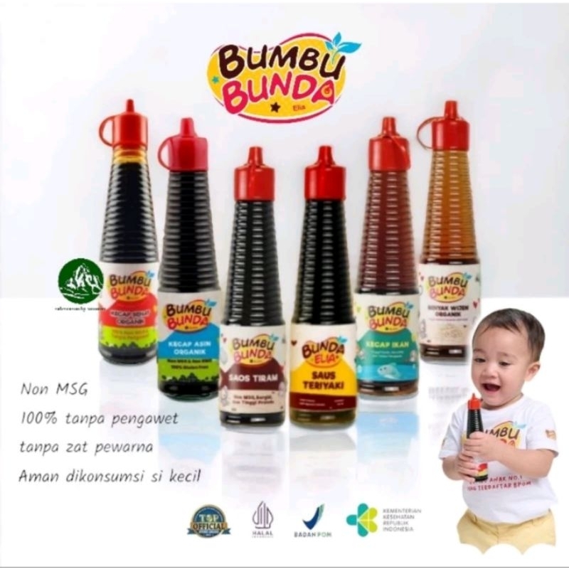 Bumbu Bunda - Kecap Asin Kecap Ikan Kecap Manis, Saos Teriyaki, Saos Tiram, Minyak Wijen bumbu  MPAS
