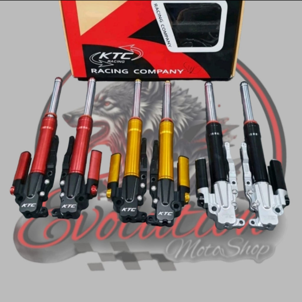 SHOCK DEPAN USD UPSIDE DOWN BEAT FI SCOOPY VARIO125 150 NEW KTC RACING ORIGINAL