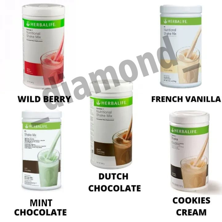 HERBALIFE NUTRITIONAL SHAKE FORMULA 1 ORIGINAL 100%