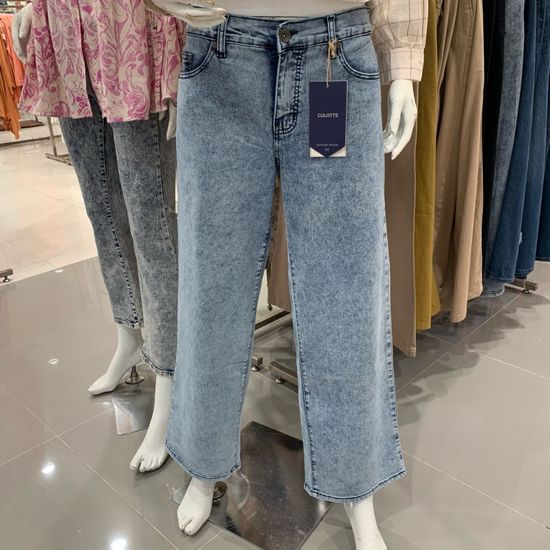 Expand Denim Kulot Culote S-XXL