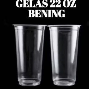 Gelas plastik 22oz