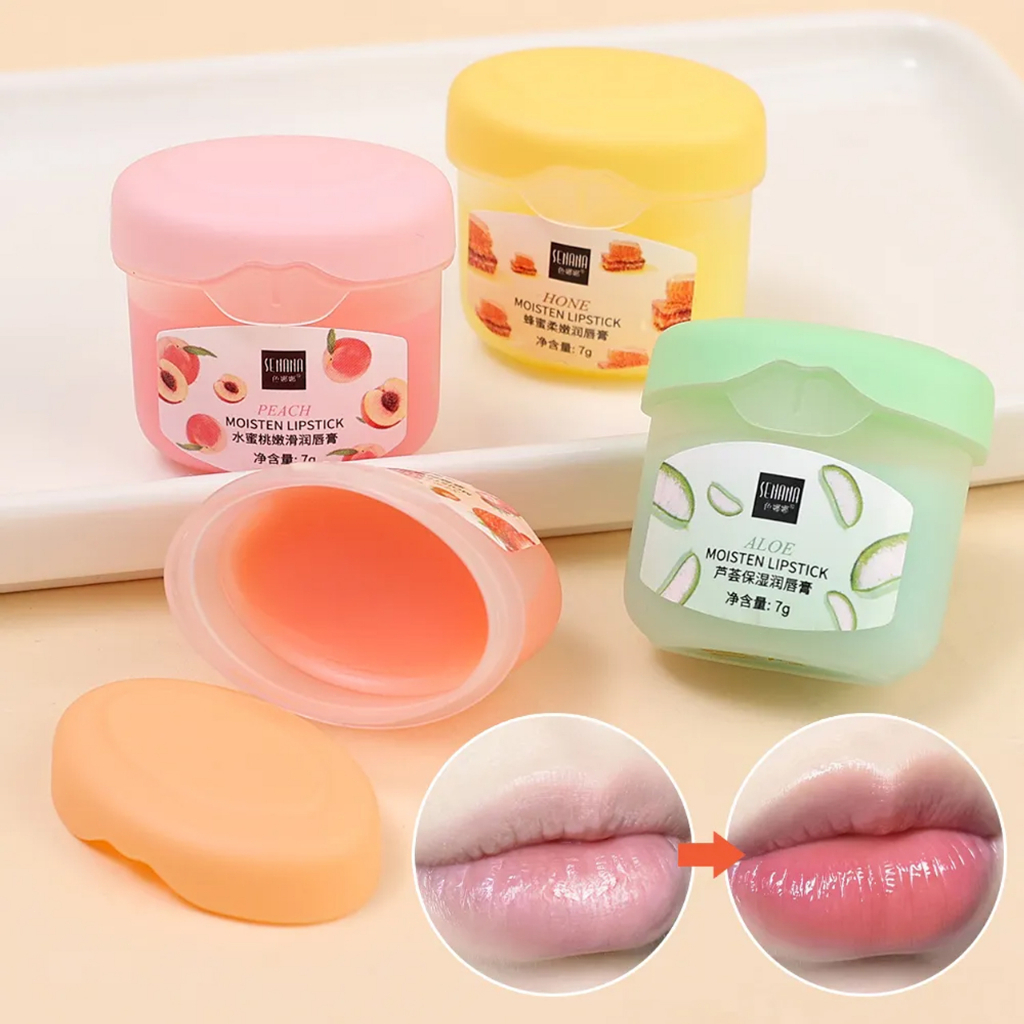 【ready❤️】Pelembab Bibir SENANA Lip Therapy Lip Balm Jelly Pemerah Bibir Alami-BE