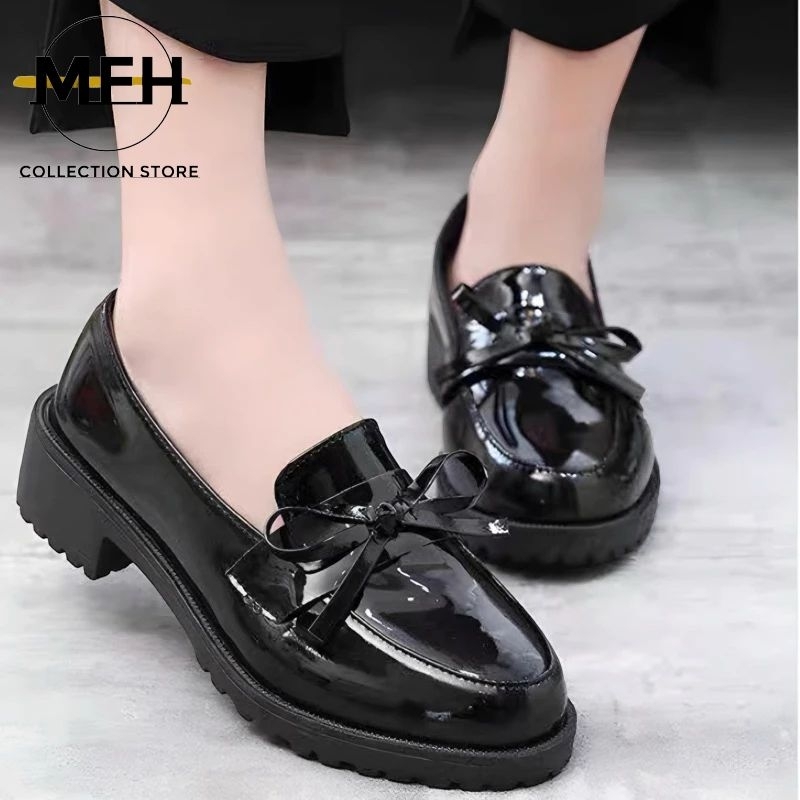 Sepatu Wanita / Sepatu Loafers Wanita / Sepatu Docmart Slavina / Bisa COD