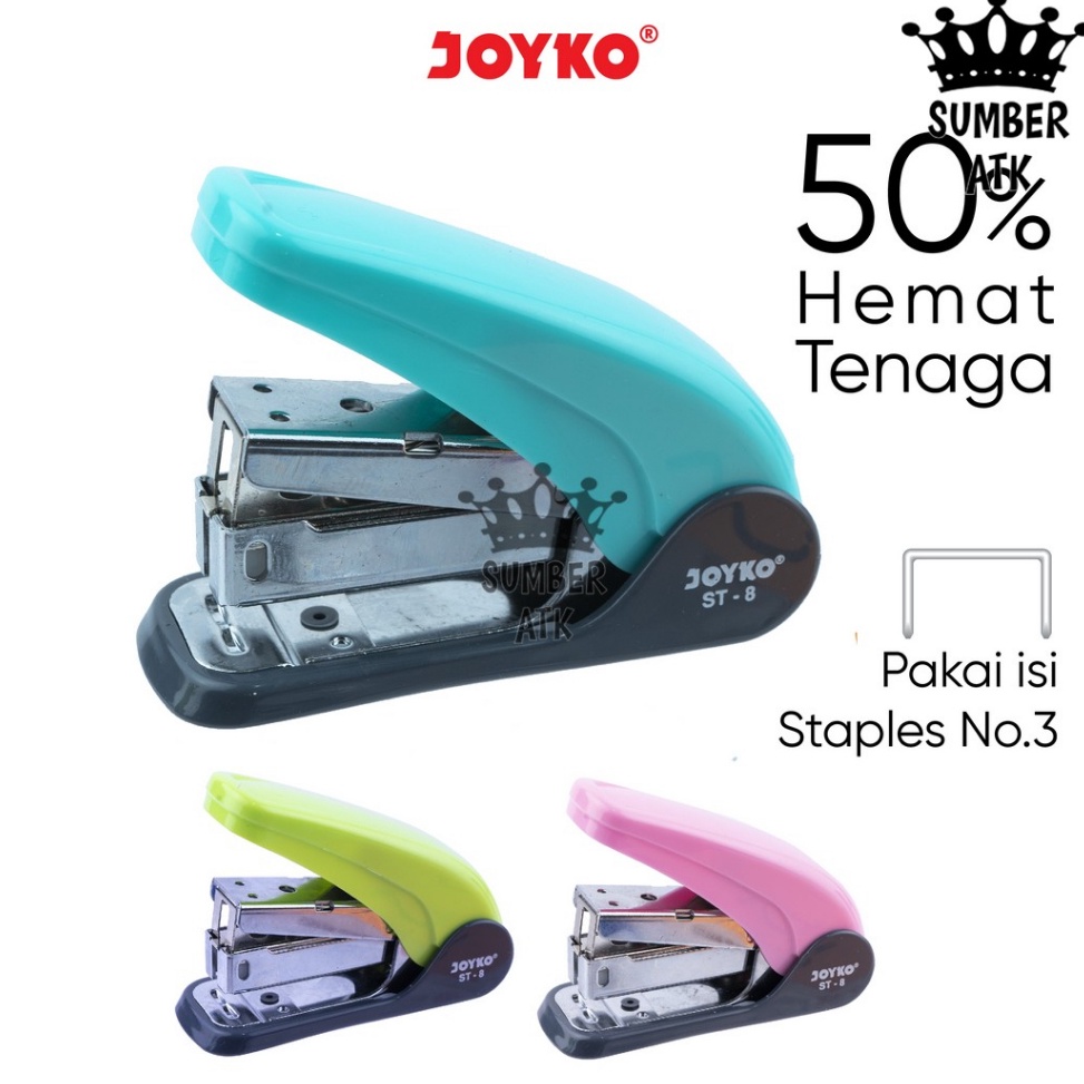 

KODE R29L Stapler Stepler Jepretan Joyko ST8 Power Save